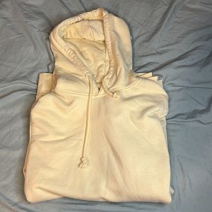 Pale yellow hoodie